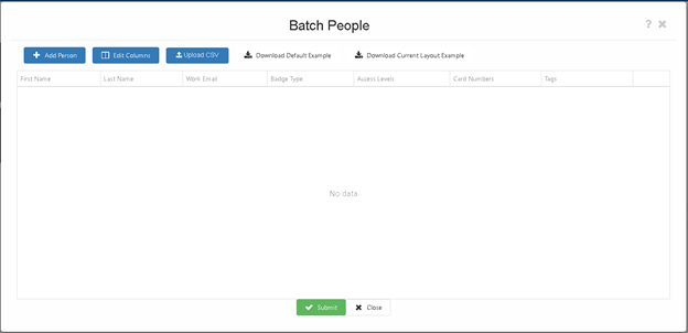 Batch Import