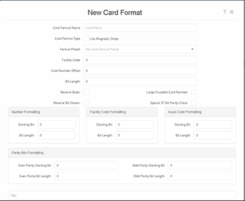 Card Formats