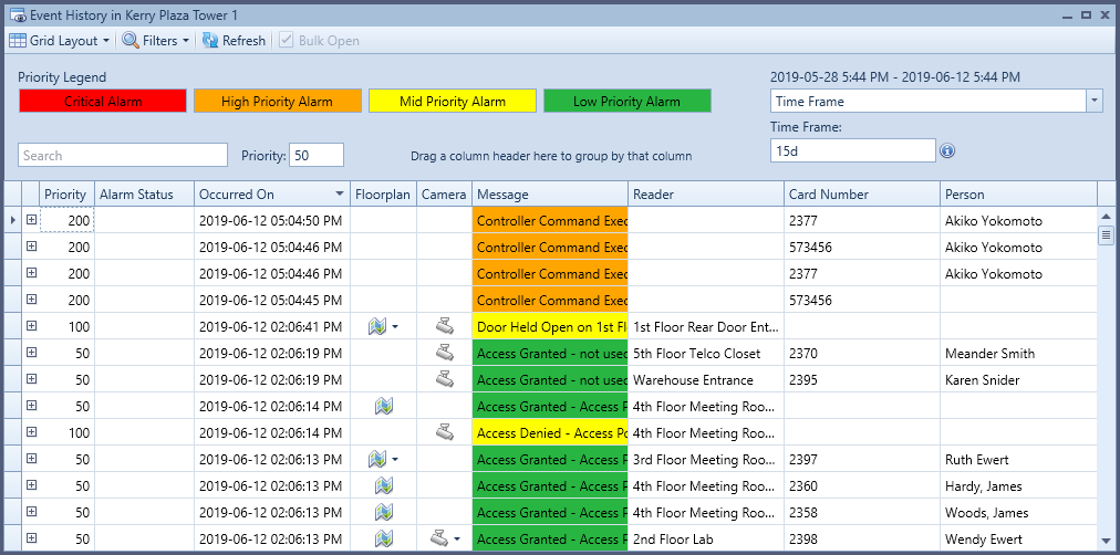 Event & Live Monitoring