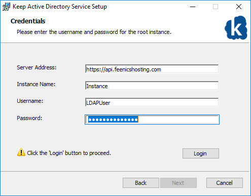 Installing the LDAP Service