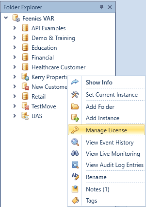 Managing Instances