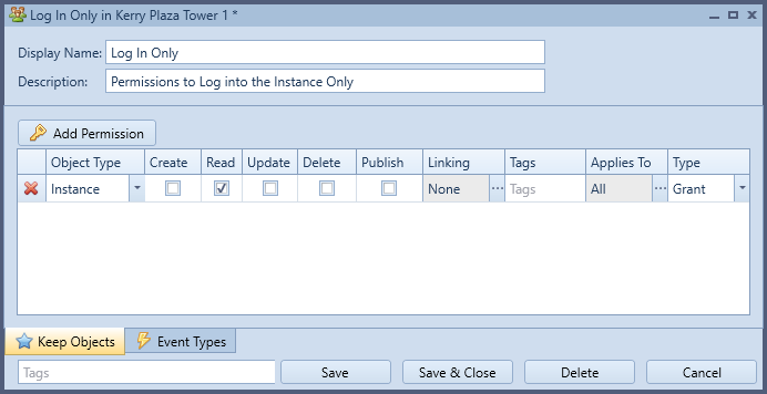 Permissions - Examples (User Groups)