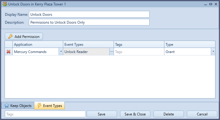 Permissions - Examples (User Groups)